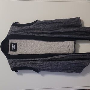 DKNY Soft Open Knit Vest with Pockets